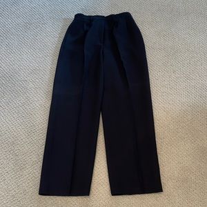 Black lined dress pants